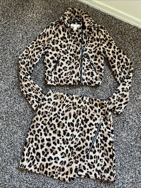 NWT Vintage H&M Leopard Print Crop Jacket ONLY